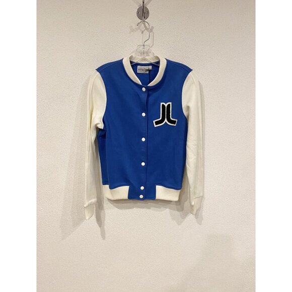 WeSC Virginia Jacket Womens Small Fleece Varsity Bomber Letterman - Picture 2 of 6